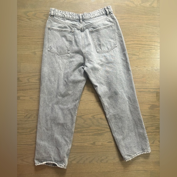 Zara grey high waist Mom Jeans women’s size 12 - Picture 5 of 6